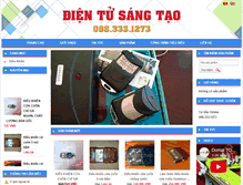 Tablet Screenshot of dientusangtao.com